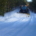 Isäntä lunta auraamassa